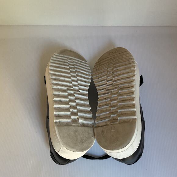 Les Hommes Black Leather Studded Buckle Sneakers Men’s Size 42/ 9 US  Italian - Picture 12 of 12